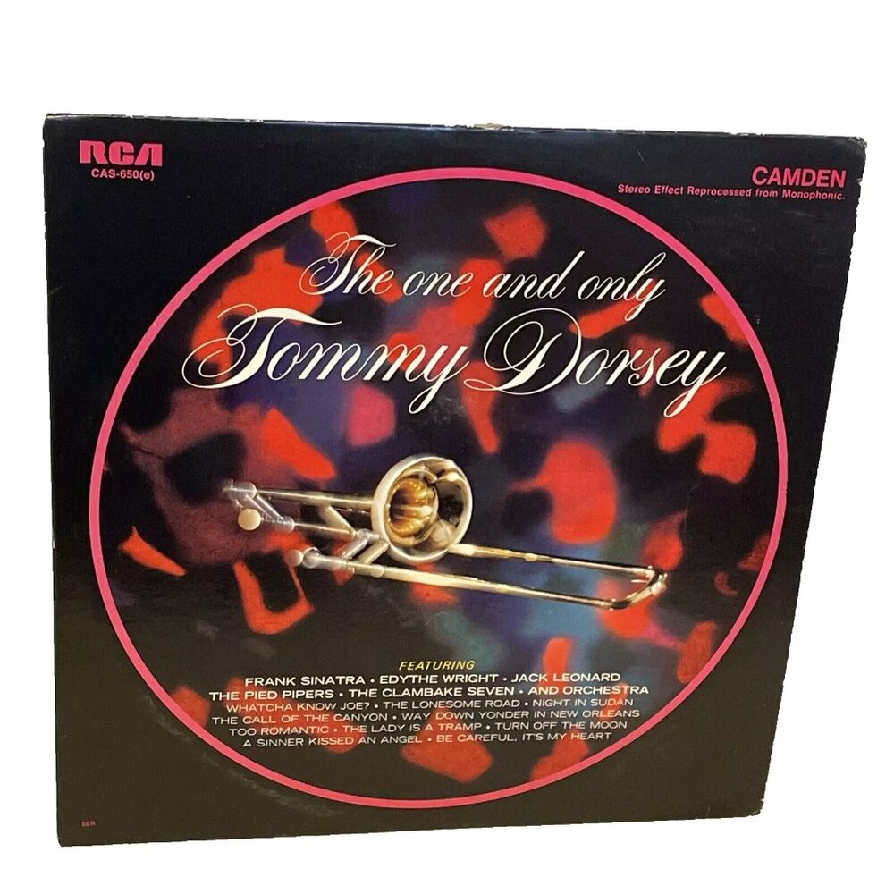 The One And Only Tommy Dorsey (Vinyl, 1961) RCA Camden CAS-650(e) Good+ LP
